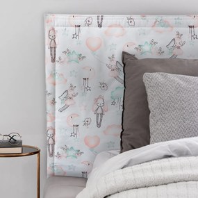 Falvédő gyerekszobába - balerinák (barackszín)