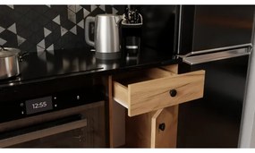 CLAIRE 180 cm-es konyhabútor, craft tölgy kivitelben