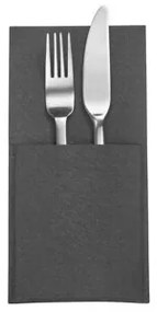 Westmark COZY evőeszköztartó zseb szett, 22 x 11 cm, 4 db, antracit