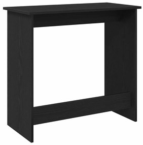 fekete forgácslap íróasztal 80 x 40 x 75 cm