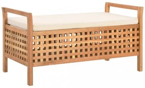 tömör diófa tárolópad 93 x 49 x 49 cm