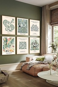 Artsycllct10 keretezett MDF falikép, 6 db-os szett