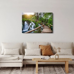 Kép - Plitvicei-tavak (90x60 cm)
