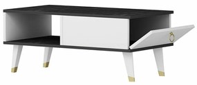 Delux Black and White konferenciaasztal