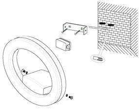 Eglo 96274 - LED kültéri fali lámpa EMOLLIO LED/10W/230V IP44