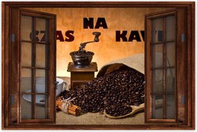 Poszterek 90x60 Kávé Itt a kávé ideje