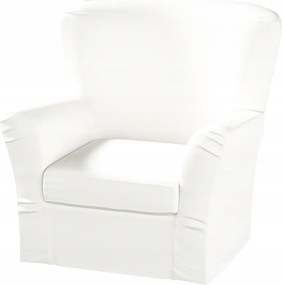 Dekoria Tomelilla magas fotelhuzat Ikea könyvjelzőkkel, fehér