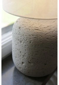 Szürke asztali lámpa textil búrával (magasság 44 cm) Montagna – Markslöjd