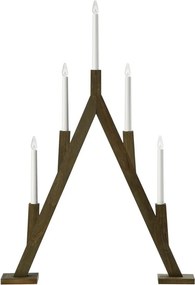 Sötétbarna karácsonyi fénydekoráció Bjurfors – Markslöjd