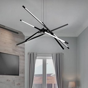 DOMENOLED 613 Modern Led Függesztett Lámpa Fekete LED IP20