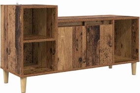 vidaXL TV szekrény Öreg fa 100 x 35 x 55 cm Faanyag