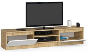 TV asztal Katalina (artisan tölgy  + fehér). Akció -15%. 1070708