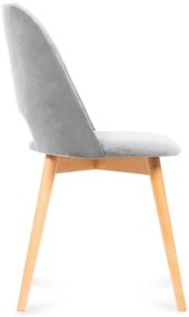 Étkezőszék TINO 86x48 cm szürke/világos tölgy