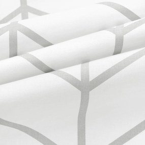 Goldea pamut párnahuzat - szürke cikkcakk fehéren 40 x 40 cm