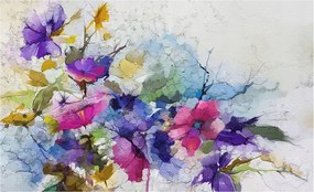 Stílusos Dekoratív Fotótapéta Flizelin Absztrakt virágok 416x254