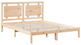 tömör fa extra hosszú ágykeret matrac nélkül 140 x 210 cm