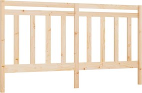 vidaXL tömör fenyőfa ágyfejtámla 206 x 4 x 100 cm