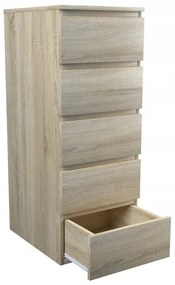 Odell W5 fiókos szekrény, 40x111x45 cm, sonoma