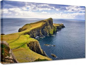 Vászonkép 30x20 Világítótorony Tengerparti kilátás Tenger Nyaralás