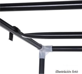 Szekrény szervező, anyag/fém, barna, METIN VNW15