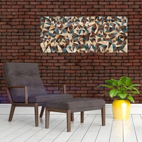 A háromszögek képe (120x50 cm)