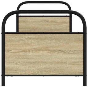 vidaXL ágykeret matrac nélkül 80x200 cm sonoma tölgyfa műfa