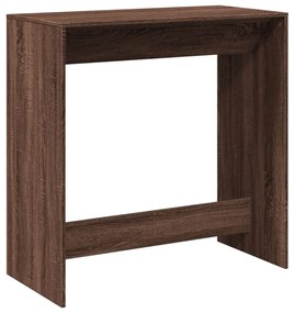 barna tölgy színű szerelt fa bárasztal 102 x 50 x 103,5 cm