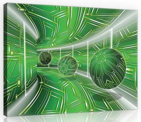 Vászonkép 60x40 Absztrakt Gömbök a jövő technológiai terében