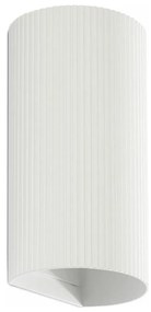 FARO 40542 - Fali lámpa SOLE 2xGU10/8W/230V fehér csipkézett kerek