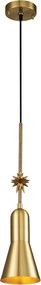 Elstead Lighting Etoile ETOILE-P-S-AB Függőlámpa 1x60 W/E27