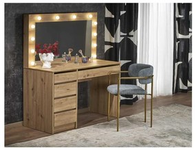 Hollywood XL fésülködőasztal, artisan tölgy
