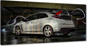 Vászonkép 60x30 Honda Civic Sportautó