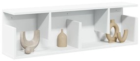 fehér szerelt fa faliszekrény 100 x 20 x 30 cm