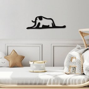 Elephant fém fali dekoráció, 63×21 cm