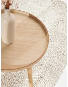 Krémszínű-elefántcsont színű kézi szövésű gyapjúkeverék futószőnyeg 80x200 cm Majoli – Elle Decoration