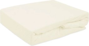 Krémszínű Frottír gumis lepedő 100x200 Lengyel Gyártó