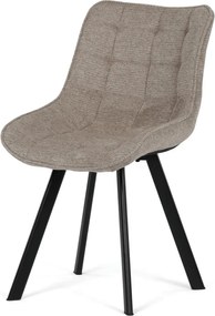 Jídelní židle, béžová, látka, HC-V3068 CAP2