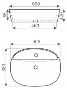 KR-860 kerámia design mosdó