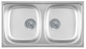 Luna Flex 2D 90 Kétmedencés Inox Mosogató