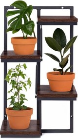 Függő padláspolc virágok számára - 4 polc