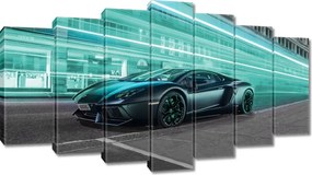 Vászonkép 140x80 Szuper autó Türkiz