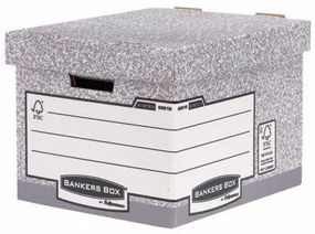 Fellowes Bankers Box Fast Fold archiváló konténer - 10 db, szürke