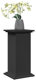 fekete szerelt fa bemutatóállvány tárolóval 31 x 30 x 60 cm