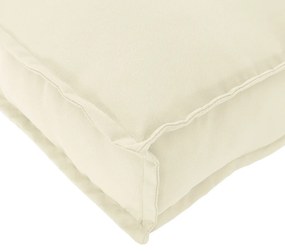 Raklap Párnák 4 db-os Krém 40x40x8 cm Oxford anyag