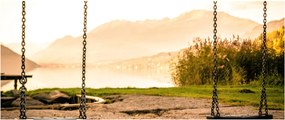 Kép egy hintákról a természetben (120x50 cm)