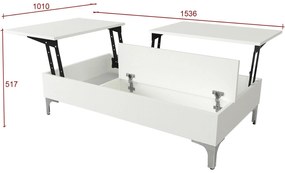 Dohányzóasztal Erina (fehér). 1089596