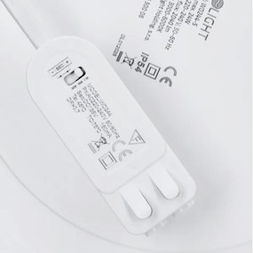 Solight WD244-S - LED panel 2 az 1-ben 24W/230V 3000/4000/6000K átm. 30 cm IP54 ezüstszínű