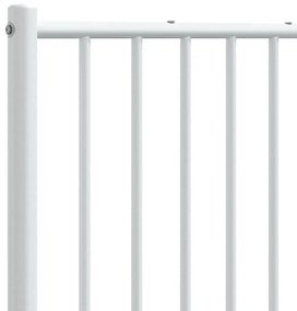 fehér fém fejtámla 193 cm