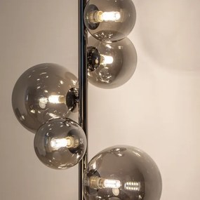 BRILAGI - LED állólámpa MILLA 7xG9/3W/230V fekete króm/füstszínű