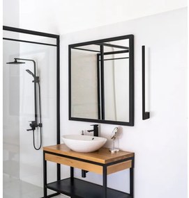 Kanlux 38890 - YALTE LED kültéri fali lámpa 8W 230V 4000K IP54 fekete